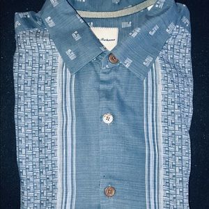 Tommy Bahama Short Sleeve Silk Shirt 1XB Pre-Owned
